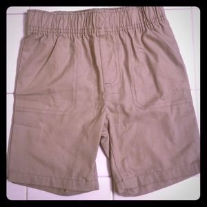Toddler boys khaki shorts